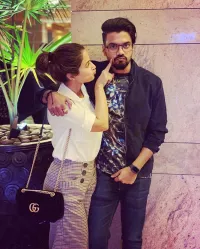  Hina Khan and Rocky Jaiswal 